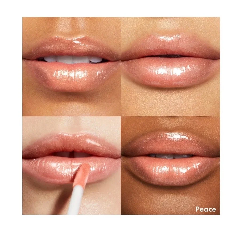 bareMinerals Mineralist Lip Gloss-Balm Peace 4ml Sheer Peach Shimmer NIB